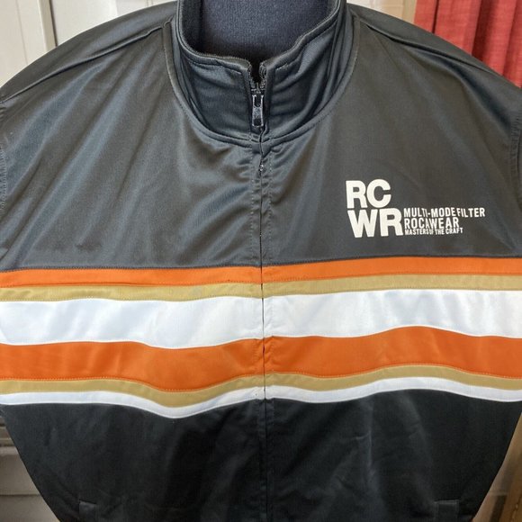ROCAWEAR Men's Full Zip Track Jacket Sz 2XL Black Jay Z - Picture 3 of 7